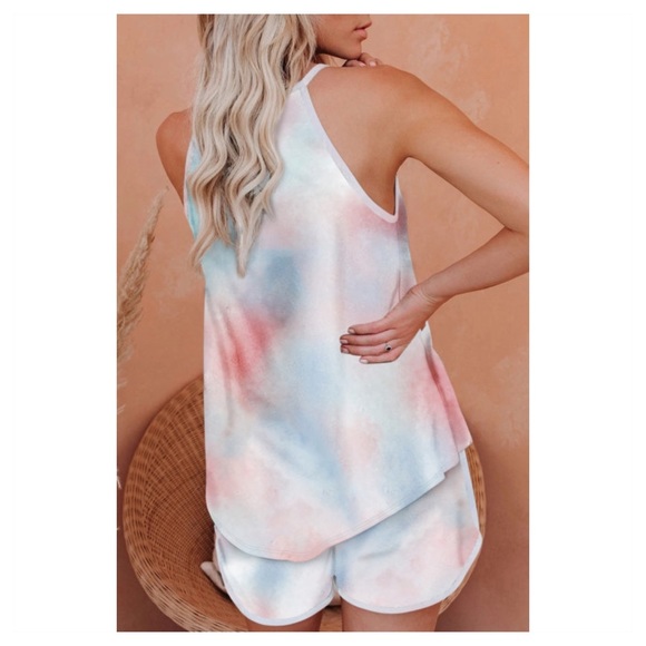 🆕 tie dye lounge/pj set - Picture 2 of 2